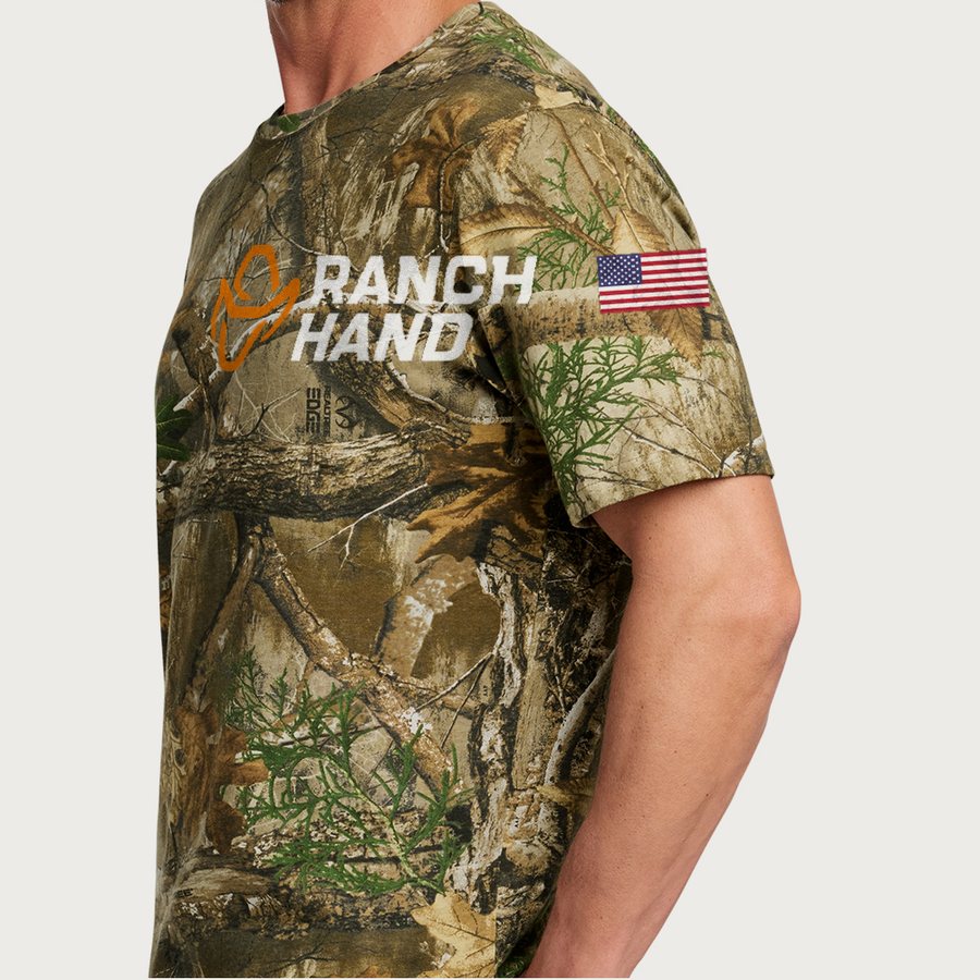 Ranch Hand Realtree EDGE Camo Tee &mdash; Realtree EDGE, side
