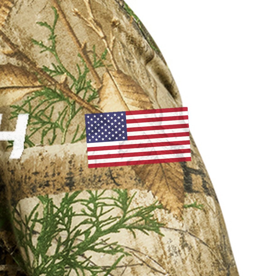 Ranch Hand Realtree EDGE Camo Tee &mdash; Realtree EDGE, sleeve flag close-up